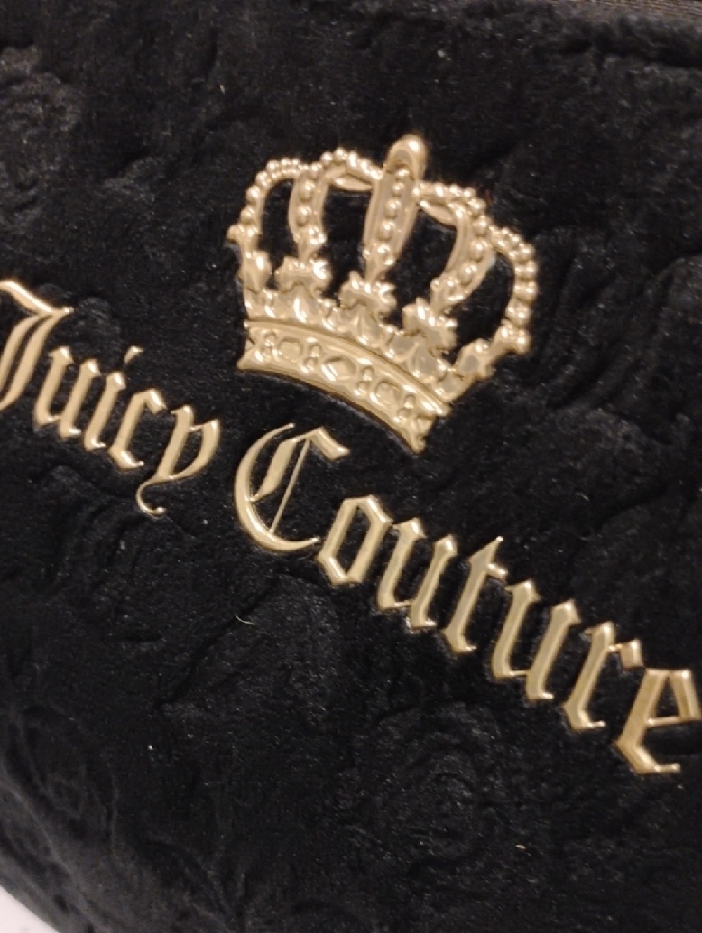 Juicy Couture-Floral Quilted Cosmetic Pouch & Travel Bottle (🖤 Black) - Picture 2 of 8